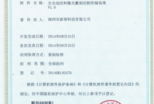 軟裝著作權登記證書13